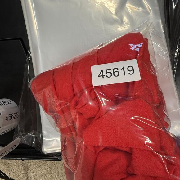 Maurices Blazer Women XL Red One Button Collared 3/4 Sleeve Rayon Pockets Casual - Picture 7 of 7